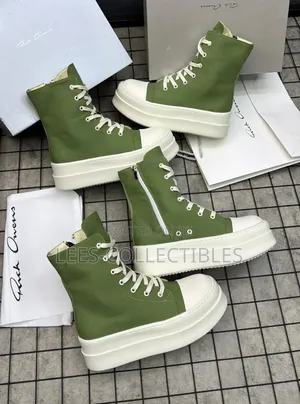 Photo - Rick Owens Double Bumber Hightop Sneakers
