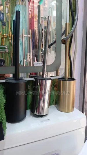 Minimalist Style Sleek Toilet Brush Holder
