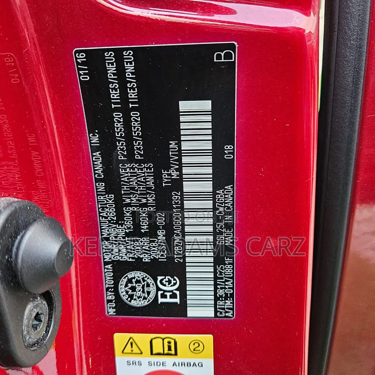 Lexus RX 2016 Red