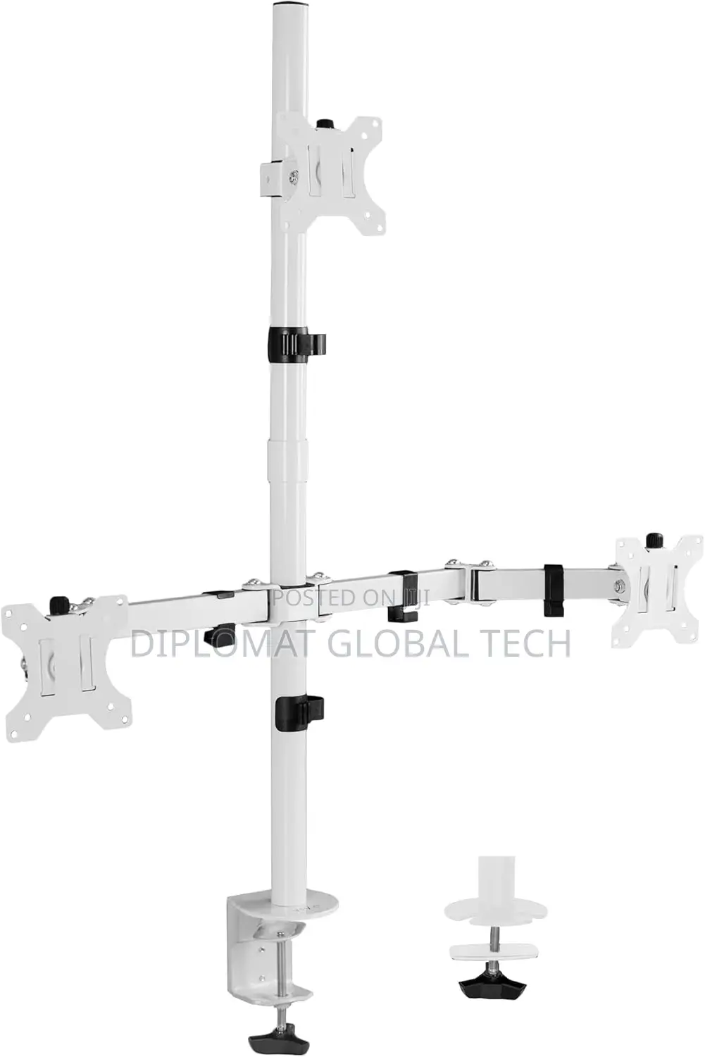 Vivo Triple Monitor Adjustable Mount, 3 Screens Upto 30"
