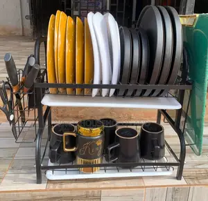 2 Layer Anti Rust Plate Rack
