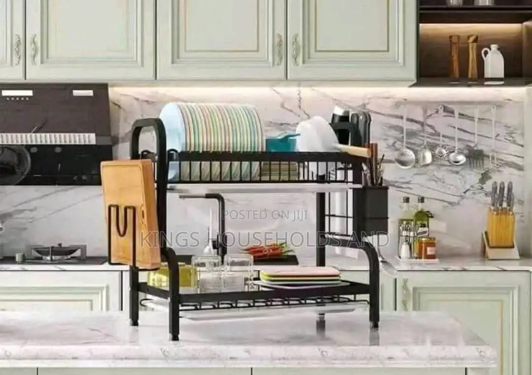 2 Layer Anti Rust Plate Rack