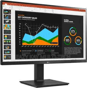 Lg 27 Full Hd Ips Monitor With Usb -C and Rj45 and Speaker