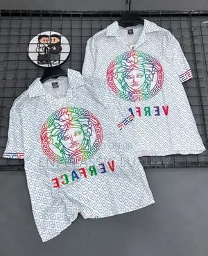 Photo - High Quality Luxury Vintage Shirts Versace Well Branded