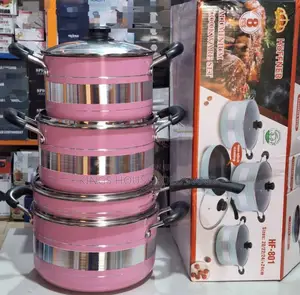 Hoffner 8pcs Non Stick Pot