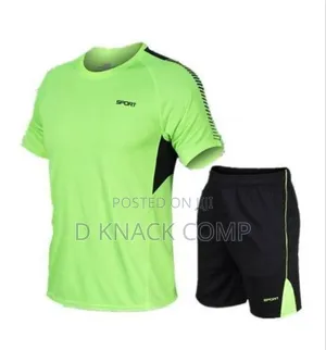 Photo - Sportswear T-shirt Shorts Set - Green