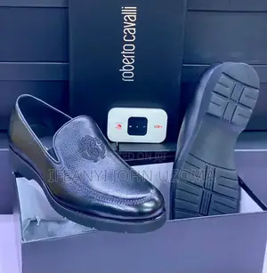 Black and Brown Italian Leather Shoe