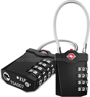 1×Usa Zhege Luggage Locks Tsa Approved, Suitcase Padlocks,
