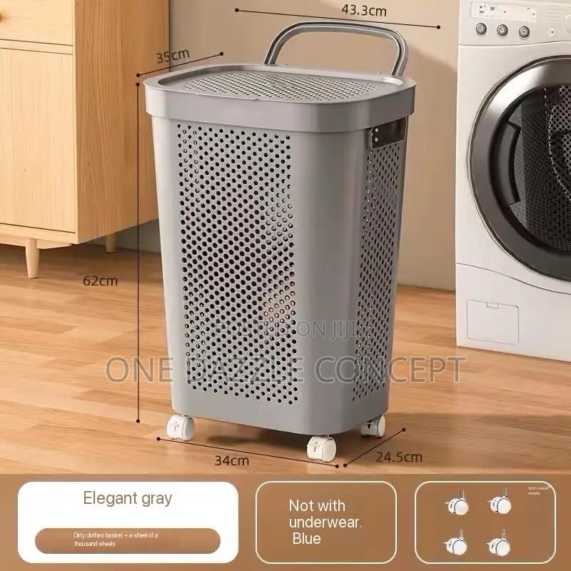 Laundry Basket With Wheels