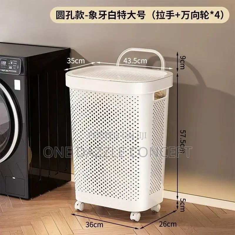 Laundry Basket With Wheels