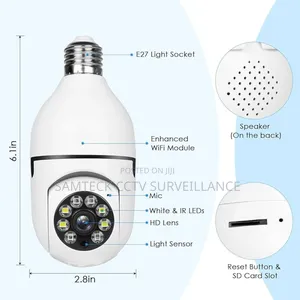 Wifi Light Bulb Camera