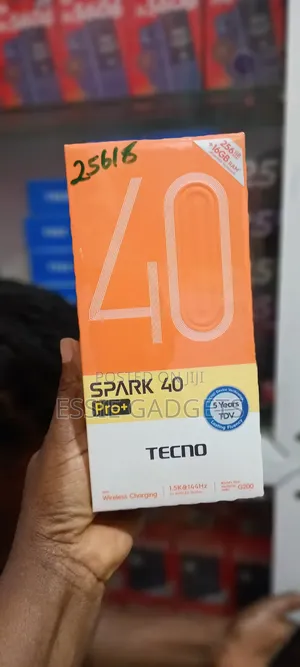 New Tecno Spark 40 Pro+ 256 GB Black