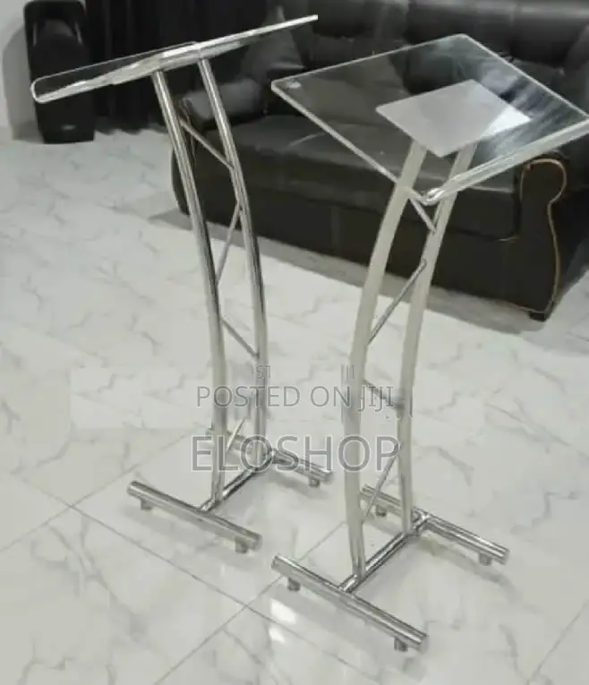 Dual Pole Acrylic Church Pulpit