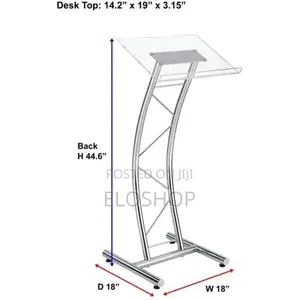 Dual Pole Acrylic Church Pulpit