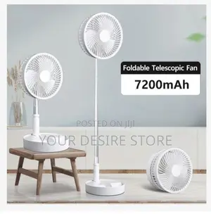 7200mah Household Table Portable Foldable Rechargeable Fan