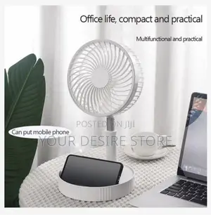 7200mah Household Table Portable Foldable Rechargeable Fan