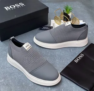 Photo - Hugo Boss Ash Color Sneakers Shoe
