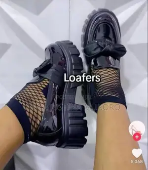 Female High Sole Flat Shoes