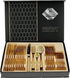 24-Piece High Quality Polished Cutlery Set