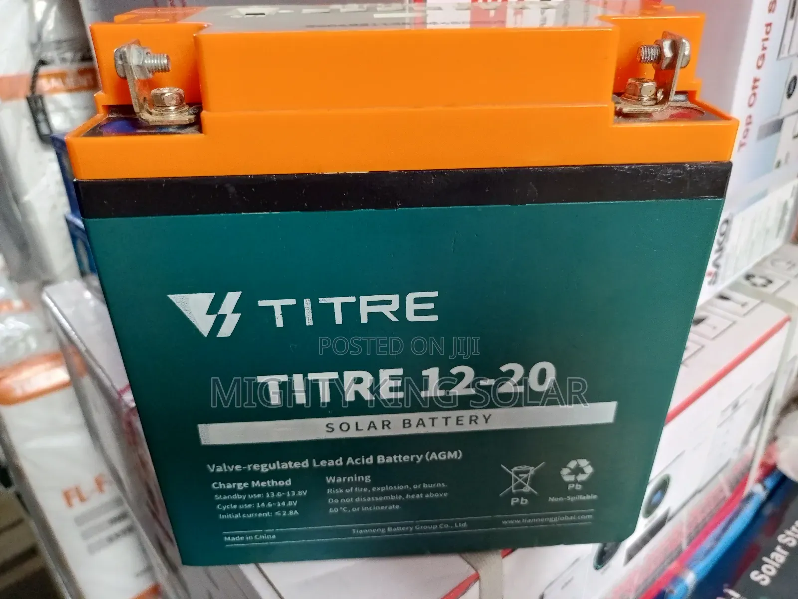 This Is Called Solar Power Battery 20ah