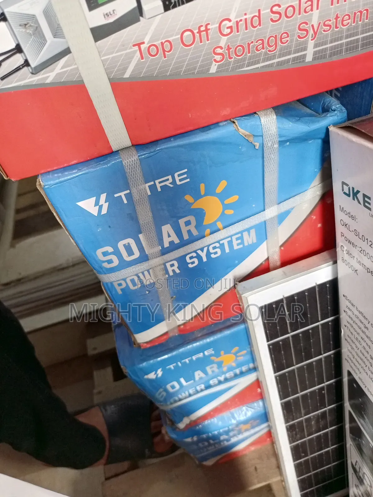 This Is Called Solar Power Battery 20ah