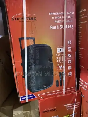 Sonymax Public Address System 15inche Big Battery 