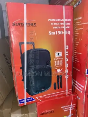 Sonymax Public Address System 15inche Big Battery 