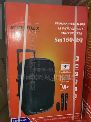 Sonymax Public Address System 15inche Big Battery 
