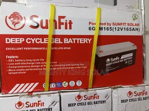 This Is Sunfit 165ah Gel Battery