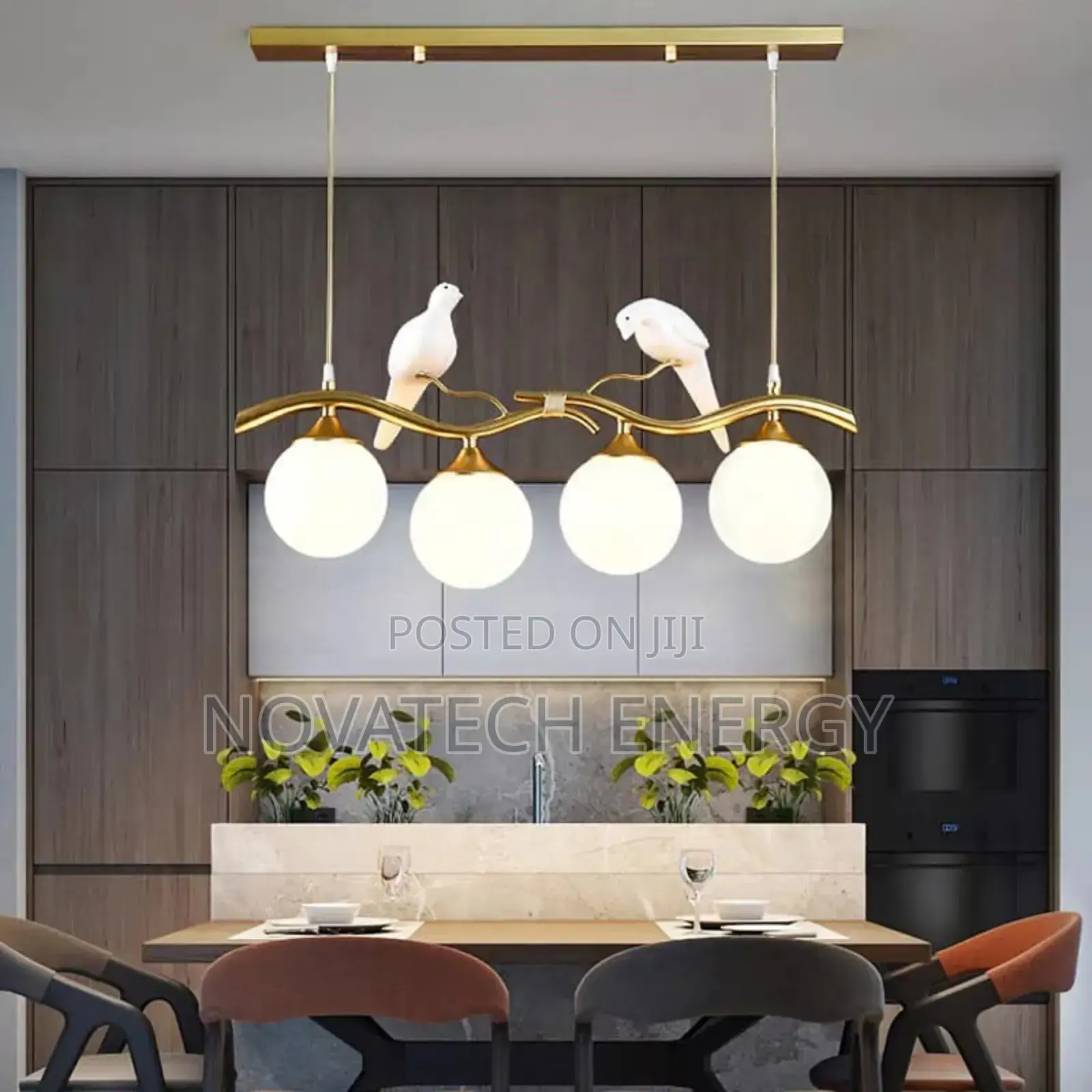 Bird on Branch Aesthetic Pendant Light