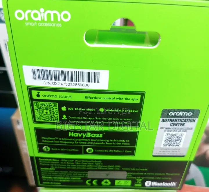 Oraimo Earbuds Spacebuds Neo+ Active Noise Cancelling
