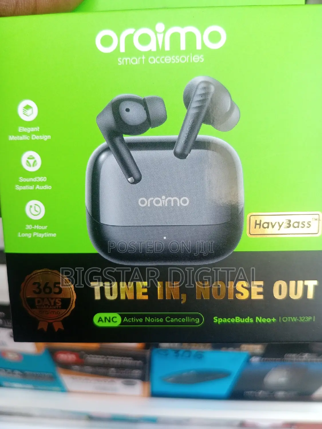 Oraimo Earbuds Spacebuds Neo+ Active Noise Cancelling
