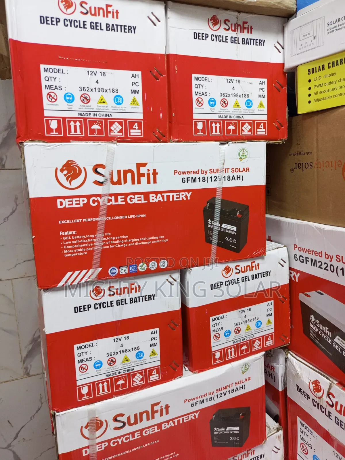This Is Sunfit 18ah Gel Battery