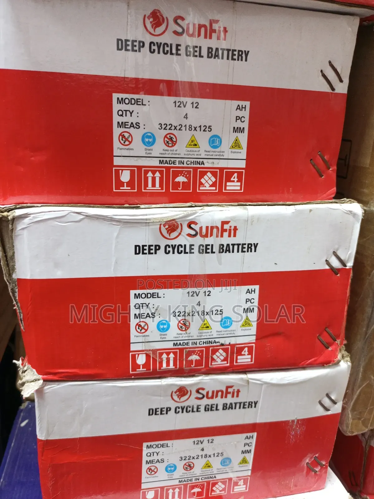 This Is Sunfit 12ah Gel Battery