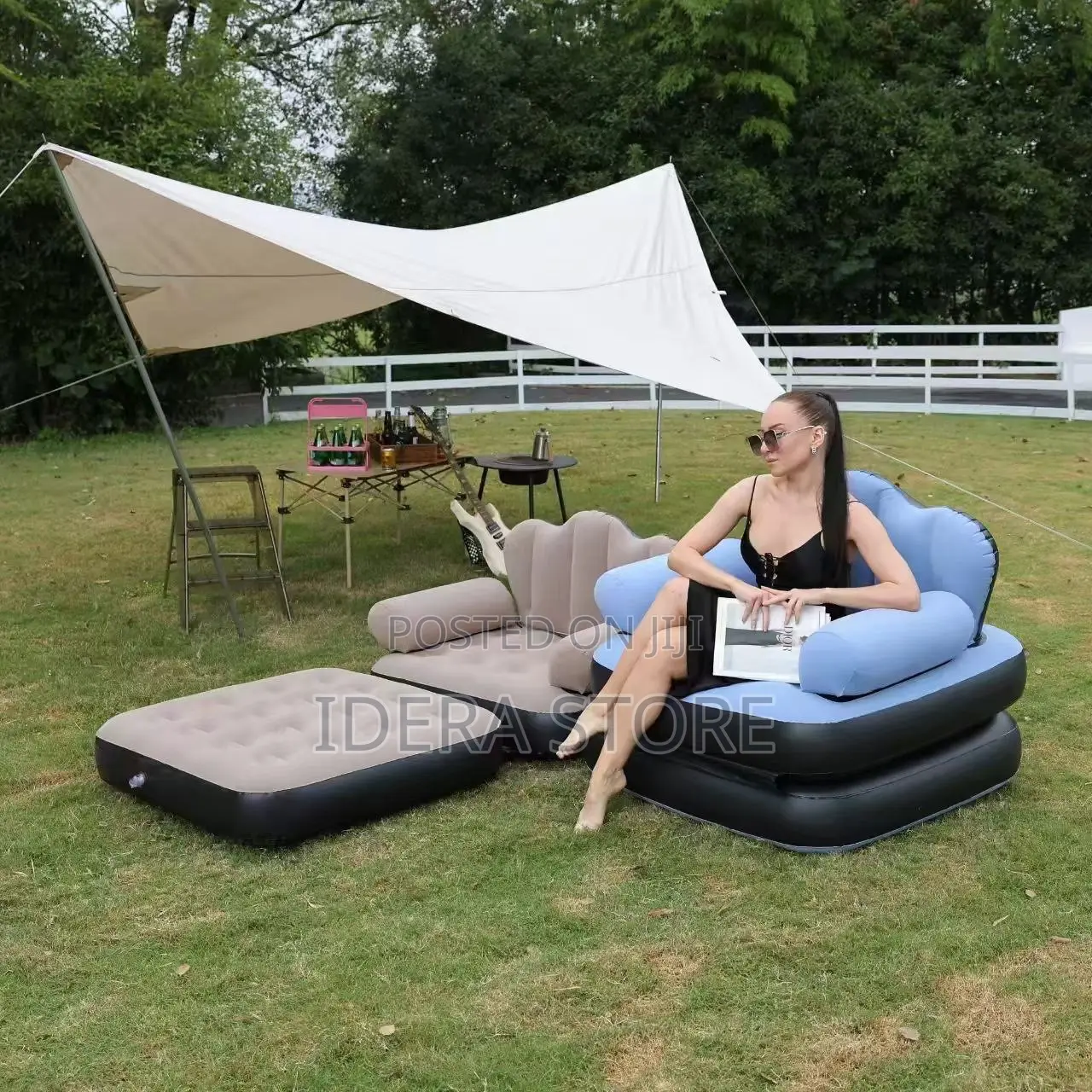 Foldable Single Inflatable Sofa Chair