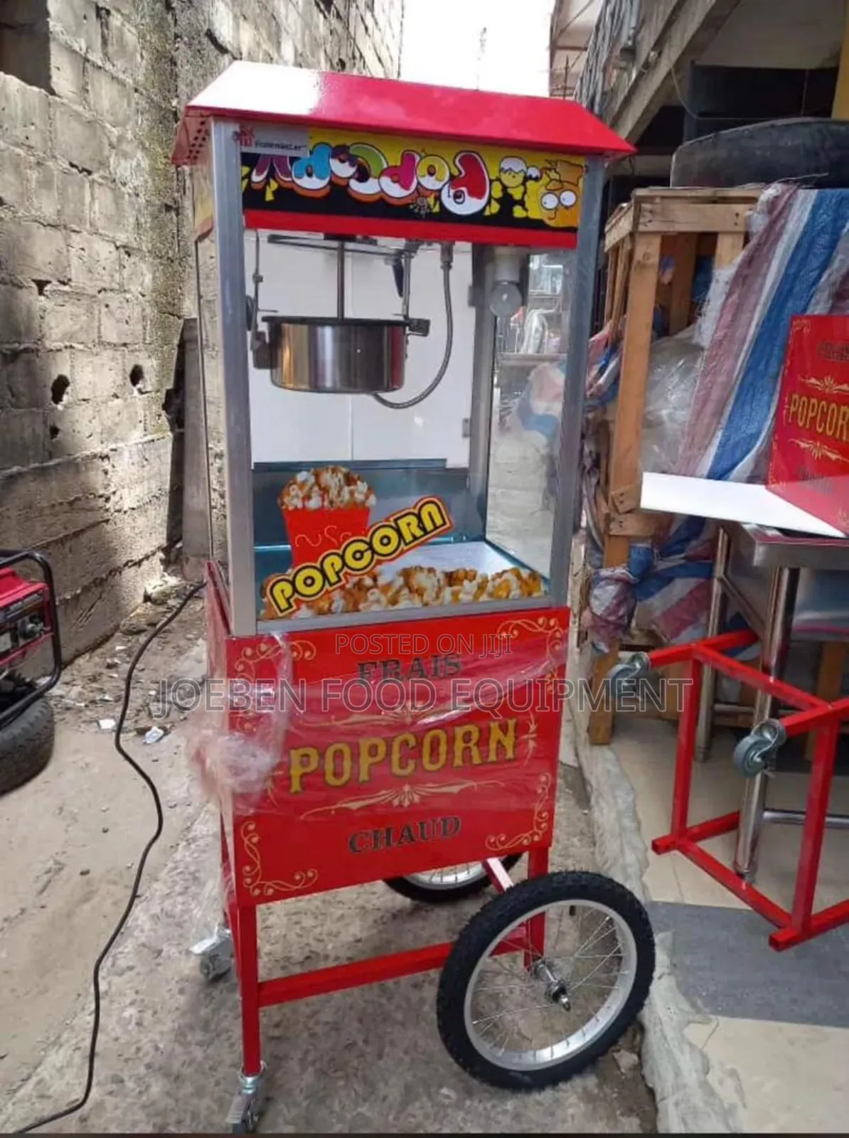 Popcorn Maker With Cart