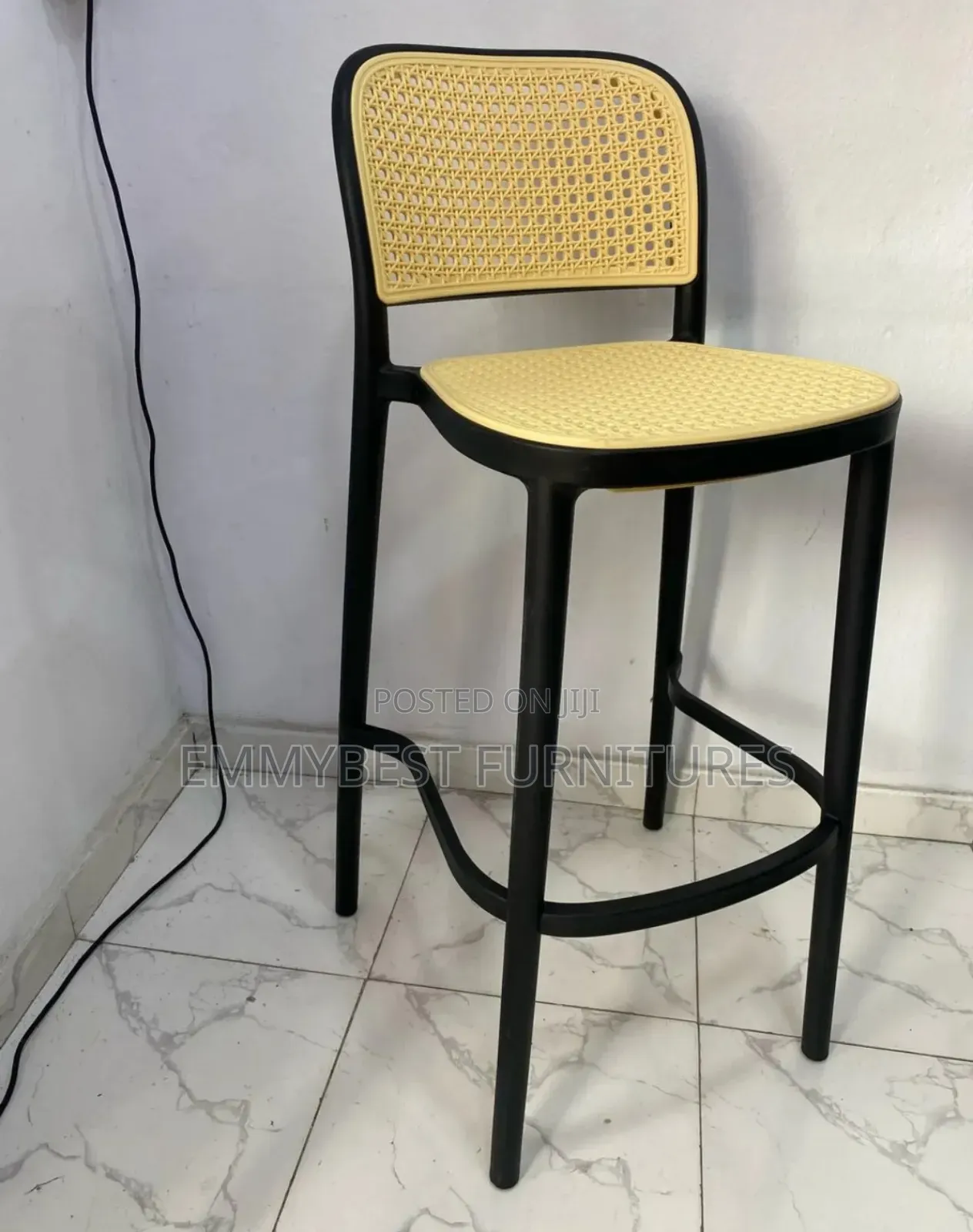 Classic Quality Rubber High Sitting Bar Stools.