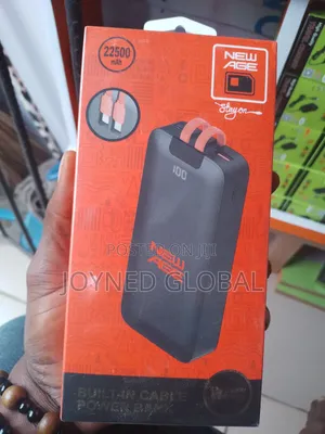 Newage 22500mah Powerbank With Fast Inbuilt Cable