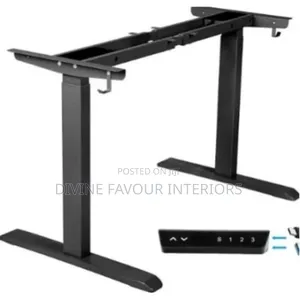 Motorized Adjustable Desk 1.2m - Black