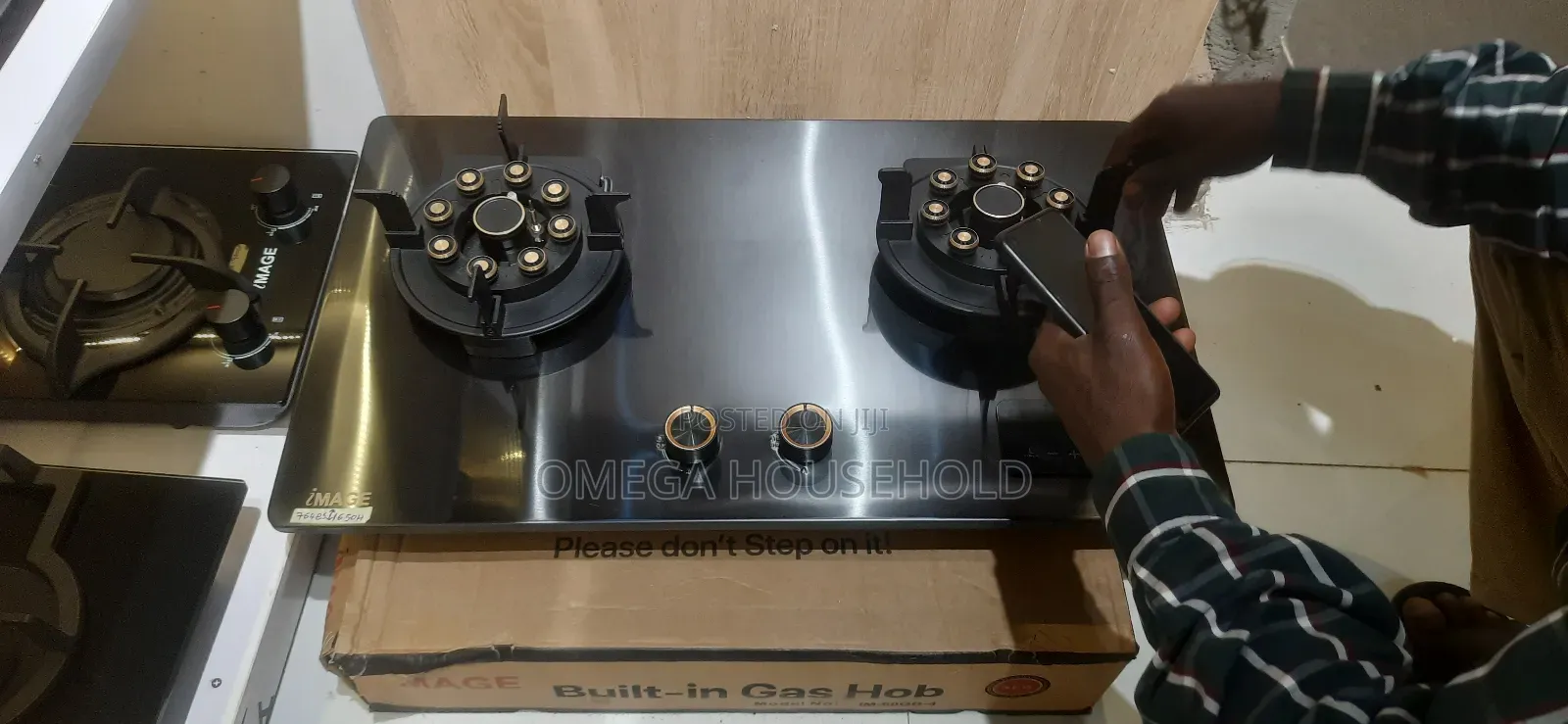 Flip Up 2 Burner Gas With Timer .