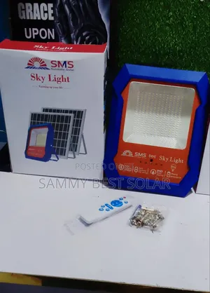 200watts< SMS Light Blue Face Solar Light"Available in Stock
