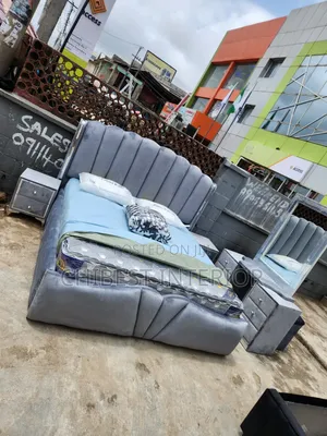 Luxury Six by Six Bed Stand With Accessories