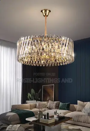 Modern Luxury Chandelier in Gold Colour (800mm)