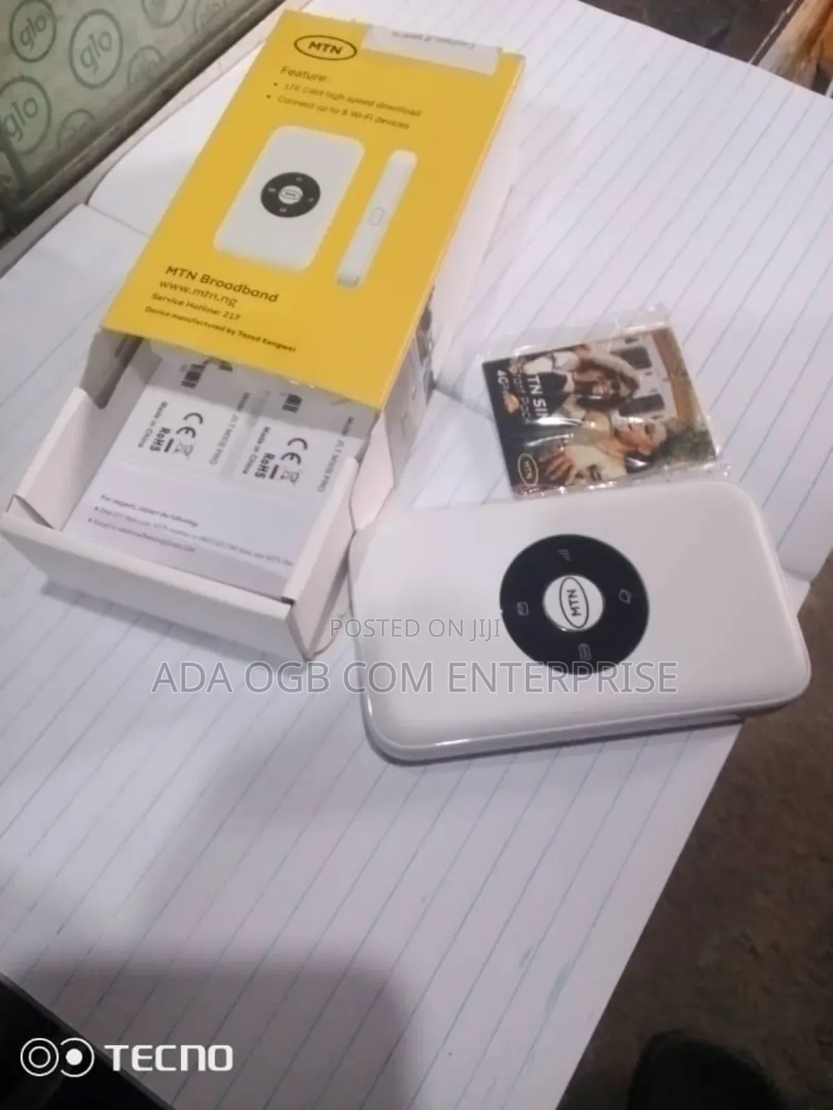 MTN Cat 4 Universal Mifi. 30gig Data