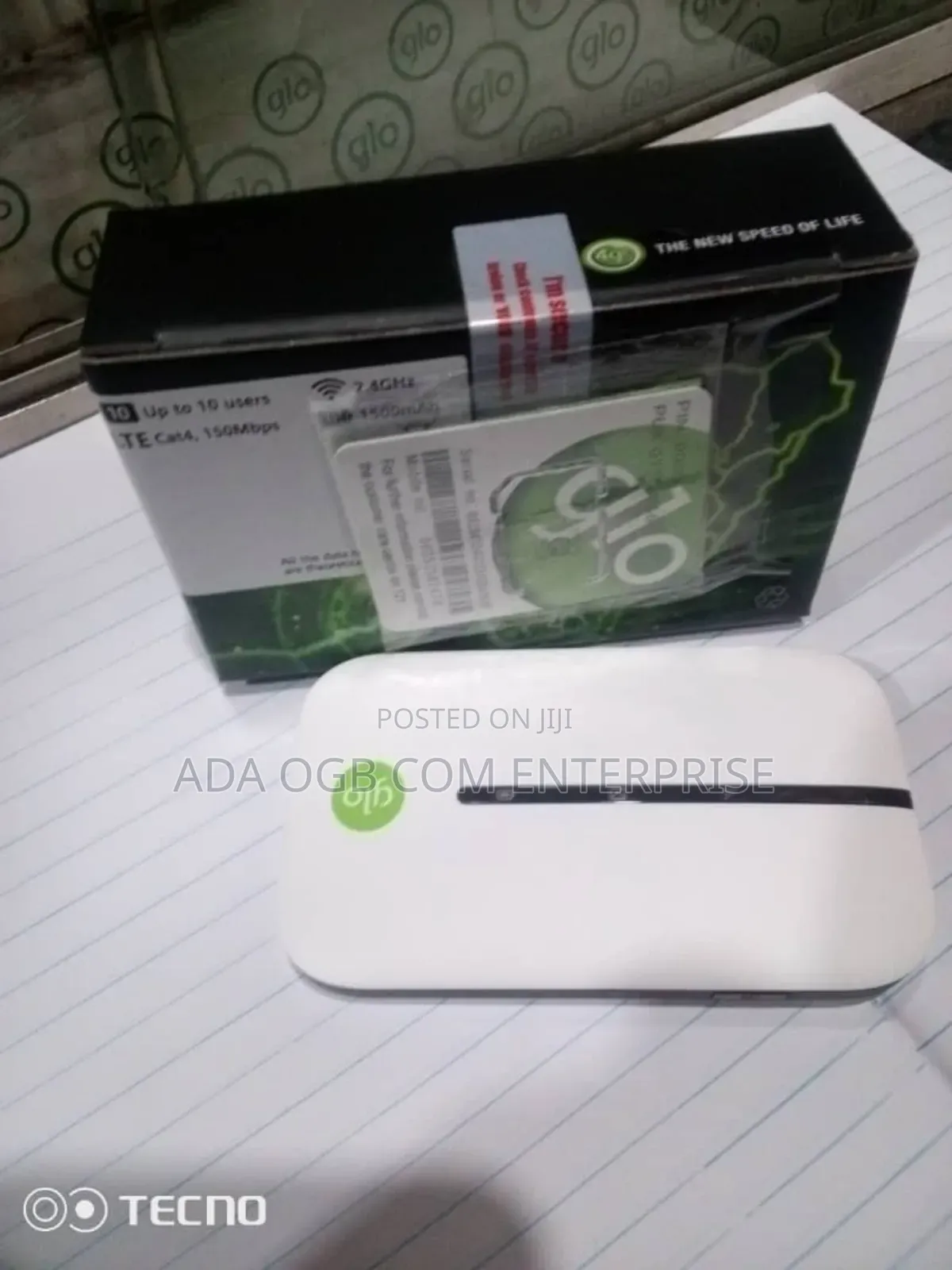 Glo 4g Mifi With 30g
