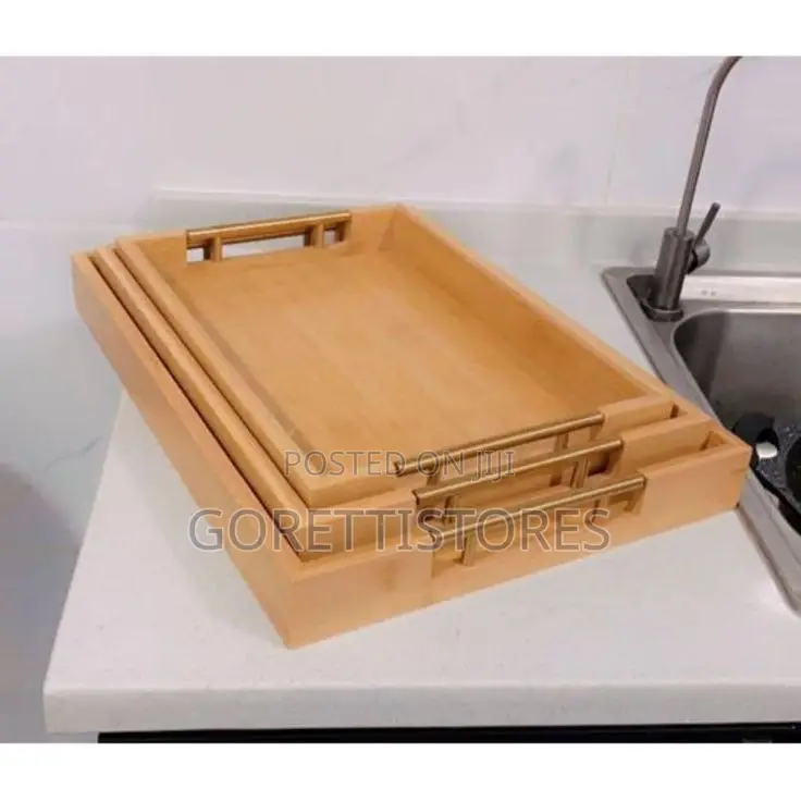3in1 Bamboo Tray Set