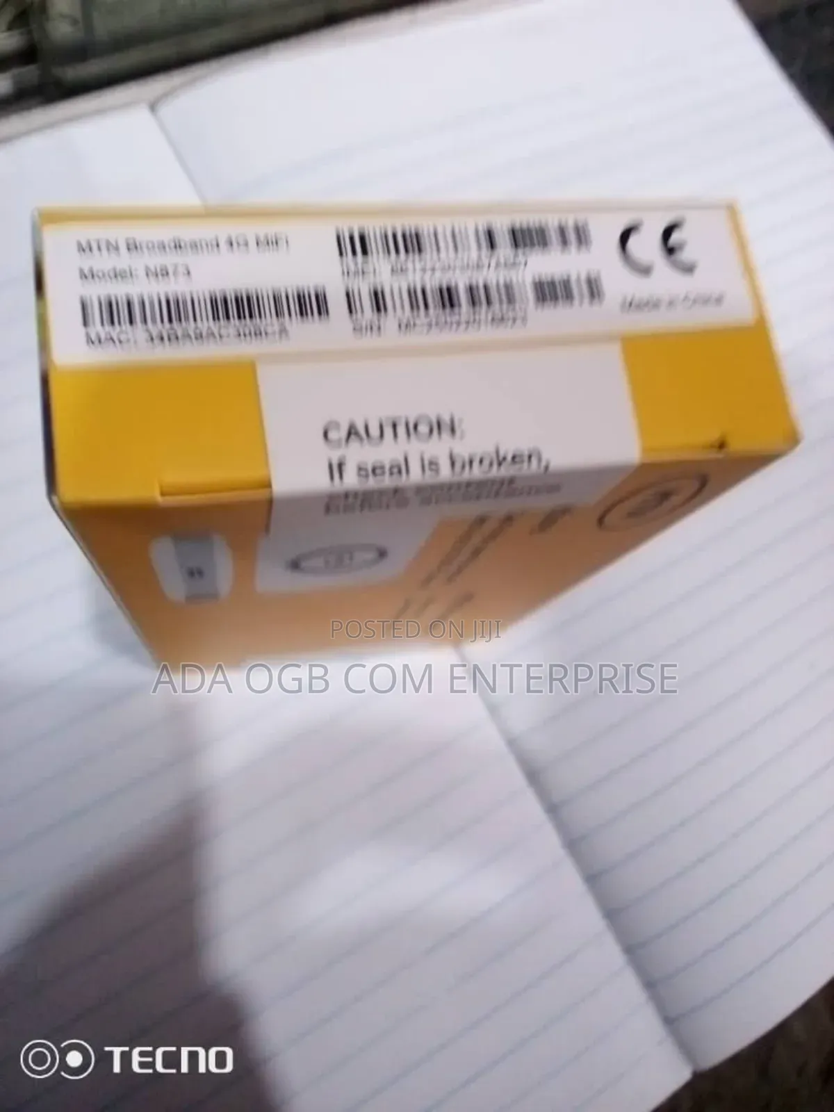MTN Cat 4 4g With 30g (Non Universal)