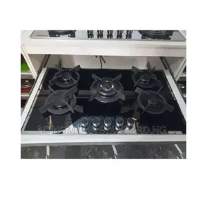Phiima 90cmx60cm 5 Burner Tempered Glass Built-in Cooker Hob