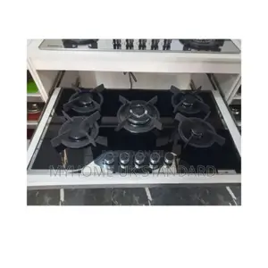 Phiima 90cmx60cm 5 Burner Tempered Glass Built-in Cooker Hob