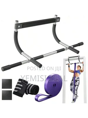 Durable Door Gym and Wrist Wrap and Resistance Band